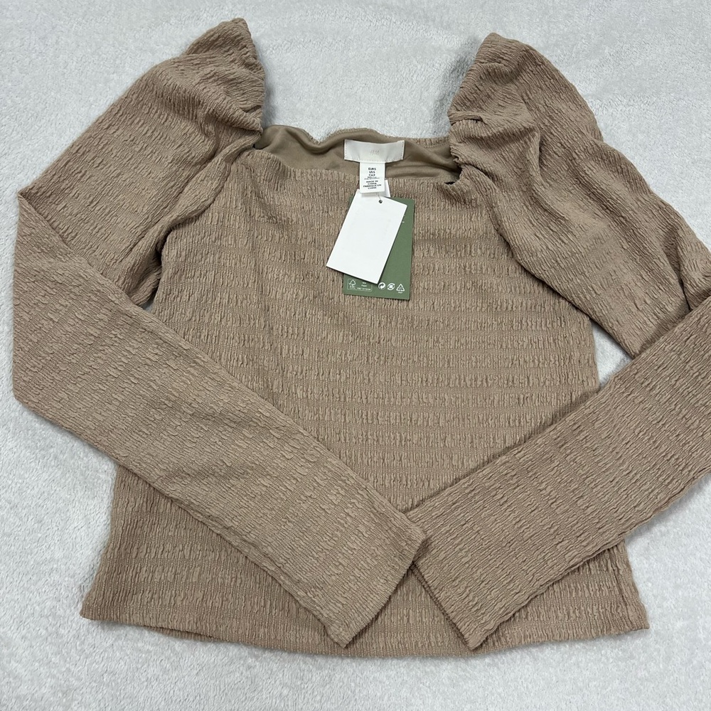 h and m size small top